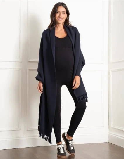 Rudie | Two-Tone Luxury Maternity & Nursing Shawl Wrap