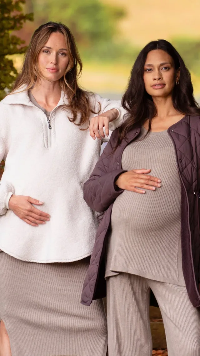 Sheldon | Reversible Quilted Borg 3-In-1 Maternity, Nursing & Babywearing Jacket