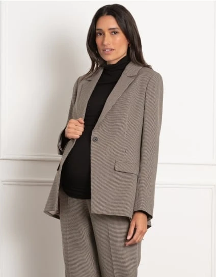 Thatcher | Check Maternity Blazer