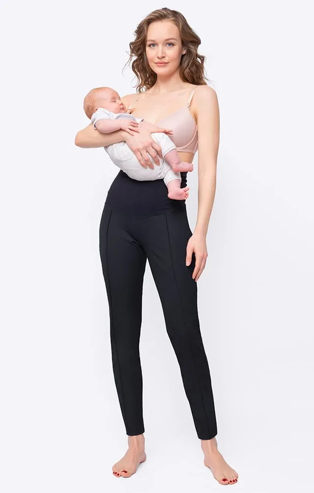 Tiona | Black Post Maternity Shaping Pants