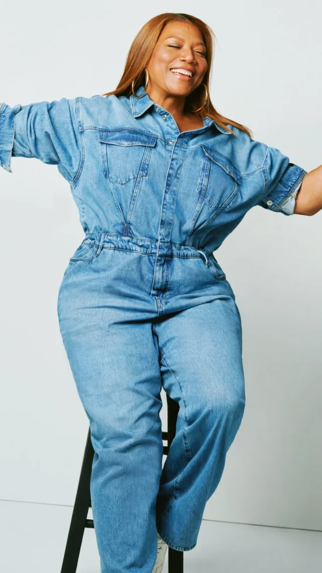 Oversized Denim Jumpsuit