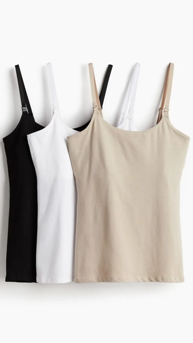 Mama 3-Pack Nursing Tank Tops