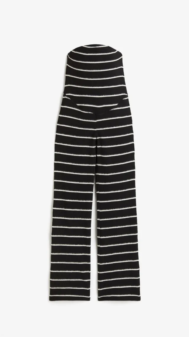 Mama Ribbed Jersey Pants