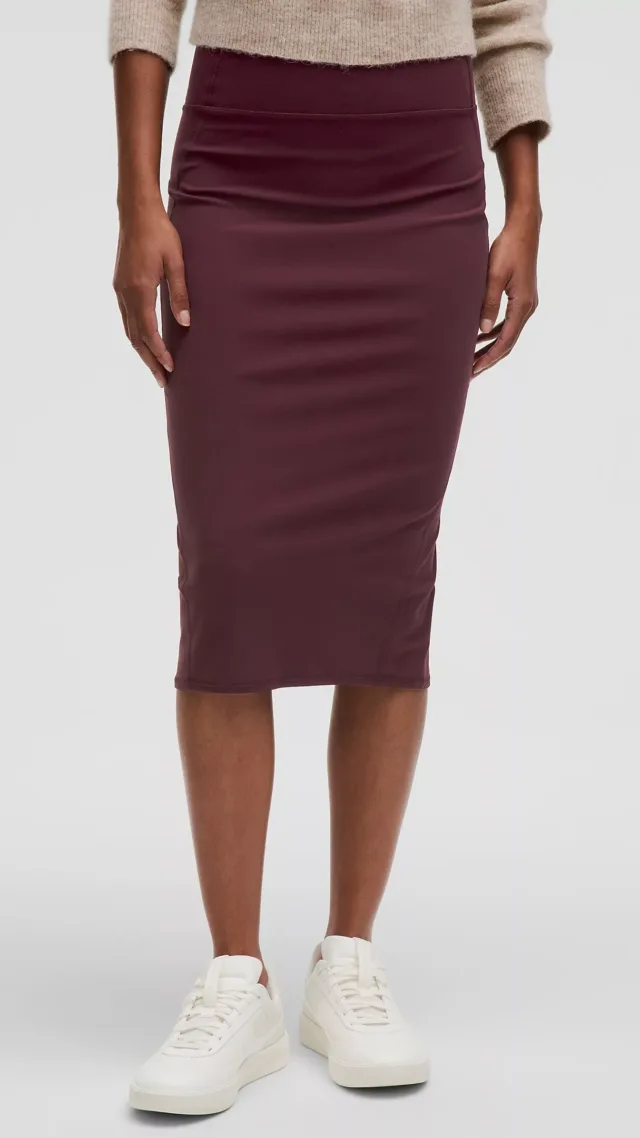 Nulu Slim-Fit High-Rise Skirt