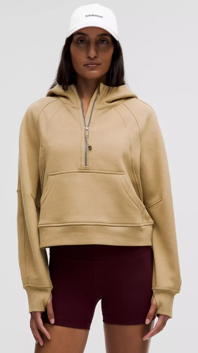 Scuba Oversized Half-Zip Hoodie