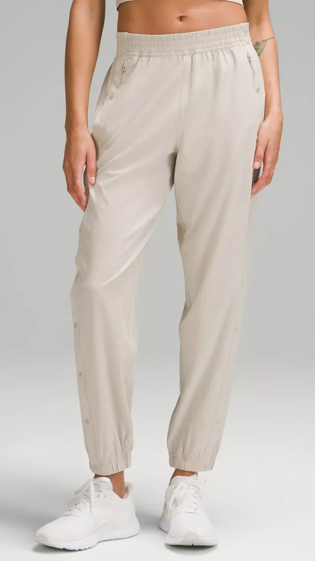 Tear-Away Mid-Rise Track Pant