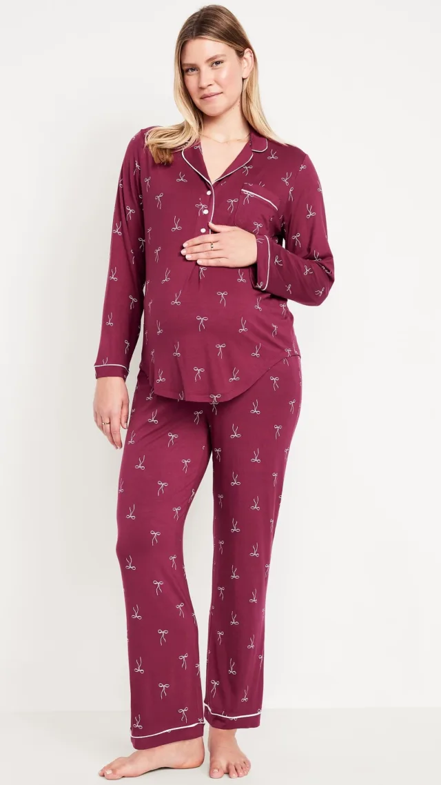 Maternity Classic Pajama Set