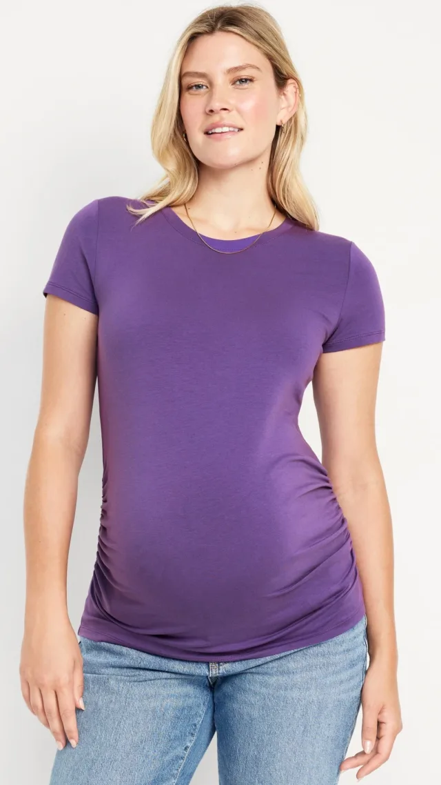 Maternity Crew Neck T-Shirt