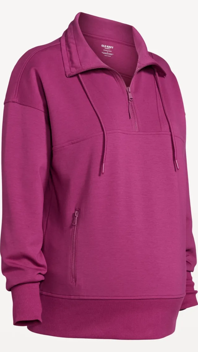 Maternity Dynamic Fleece Half Zip