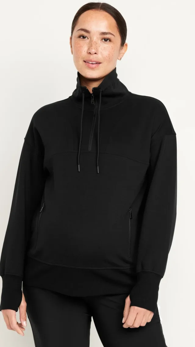 Maternity Dynamic Fleece Half Zip