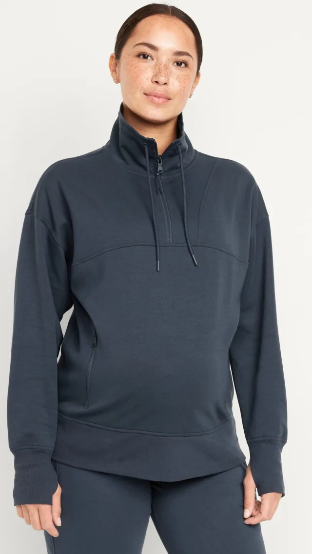 Maternity Dynamic Fleece Half Zip