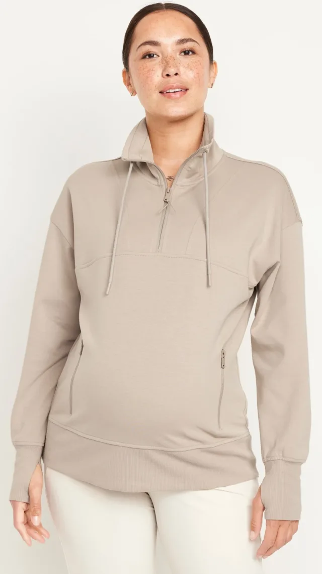 Maternity Dynamic Fleece Half Zip