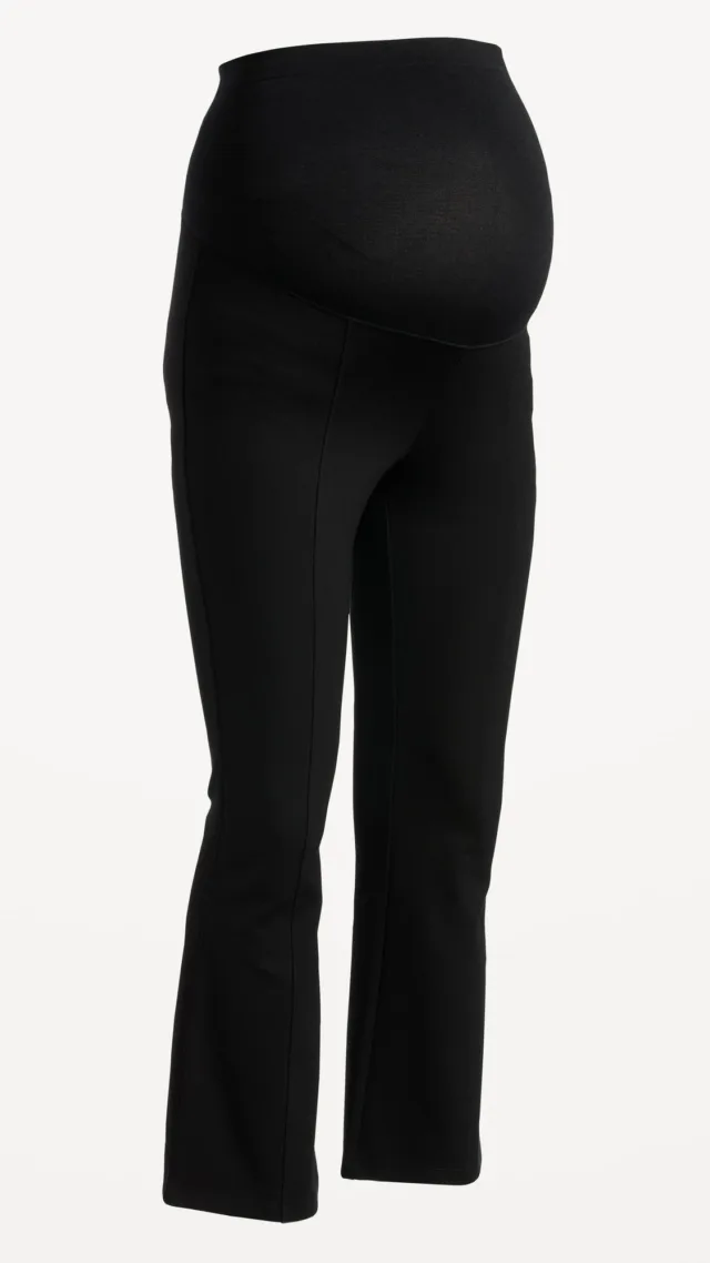 Maternity Full Panel Cropped Flare Pants