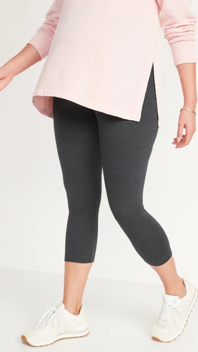 Maternity Full Panel Cropped Leggings