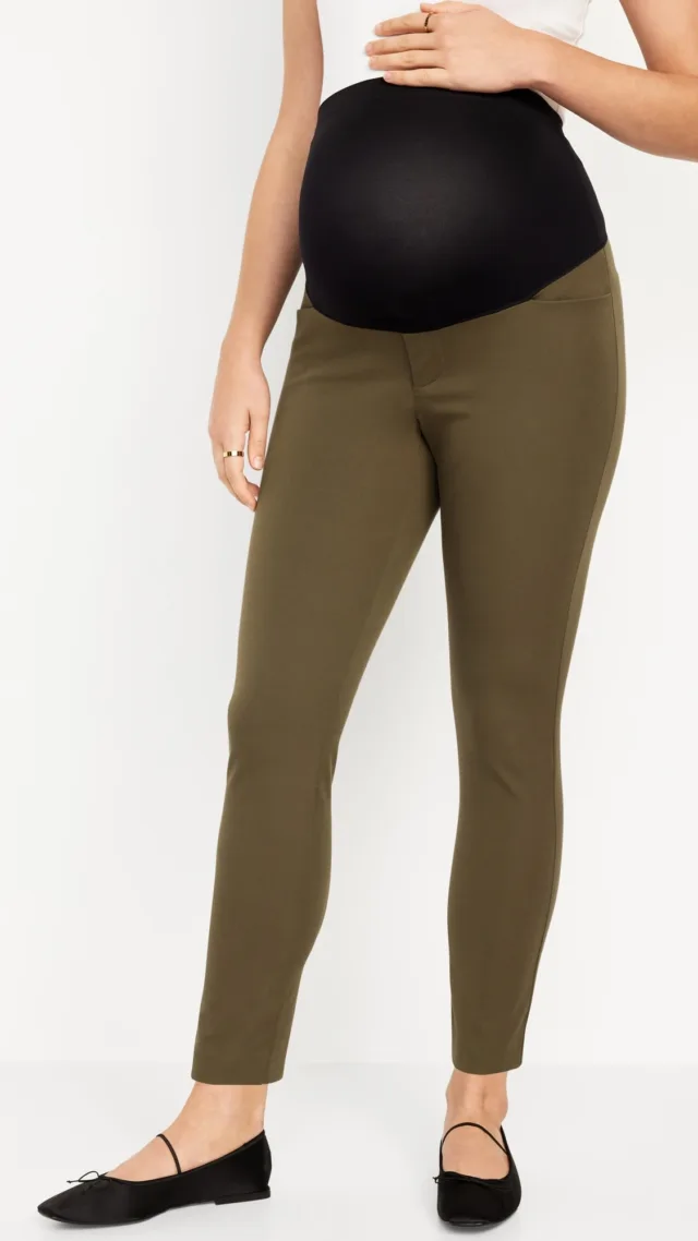 Maternity Full-Panel Pixie Ankle Pants