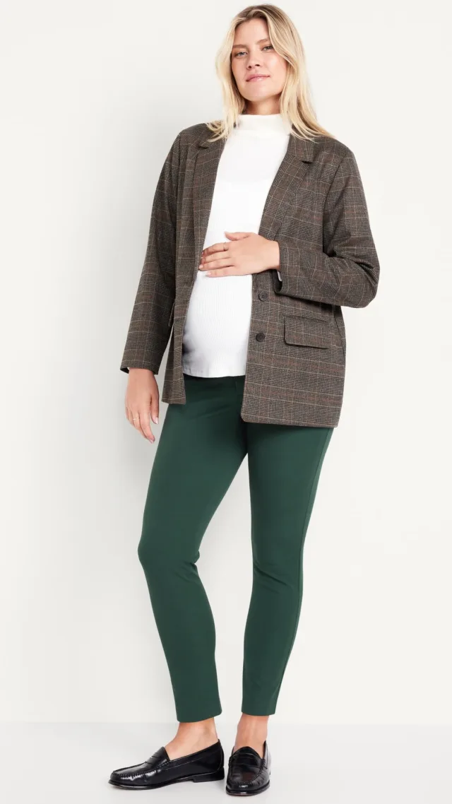 Maternity Full-Panel Pixie Ankle Pants