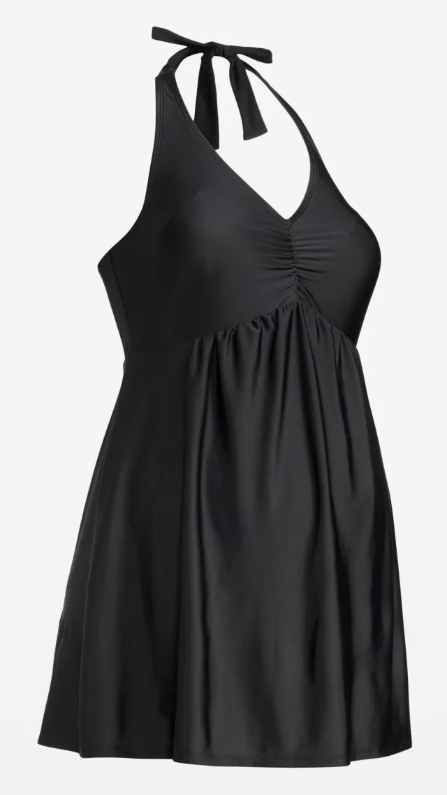 Maternity Halter Swim Dress