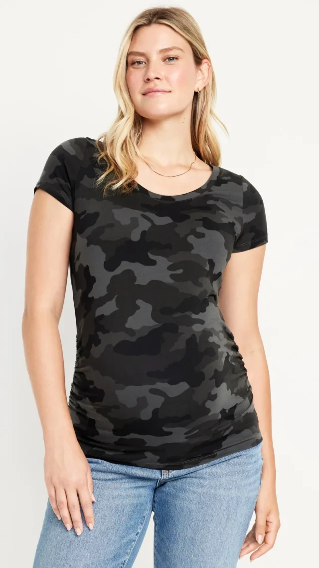 Maternity Scoop-Neck T-Shirt