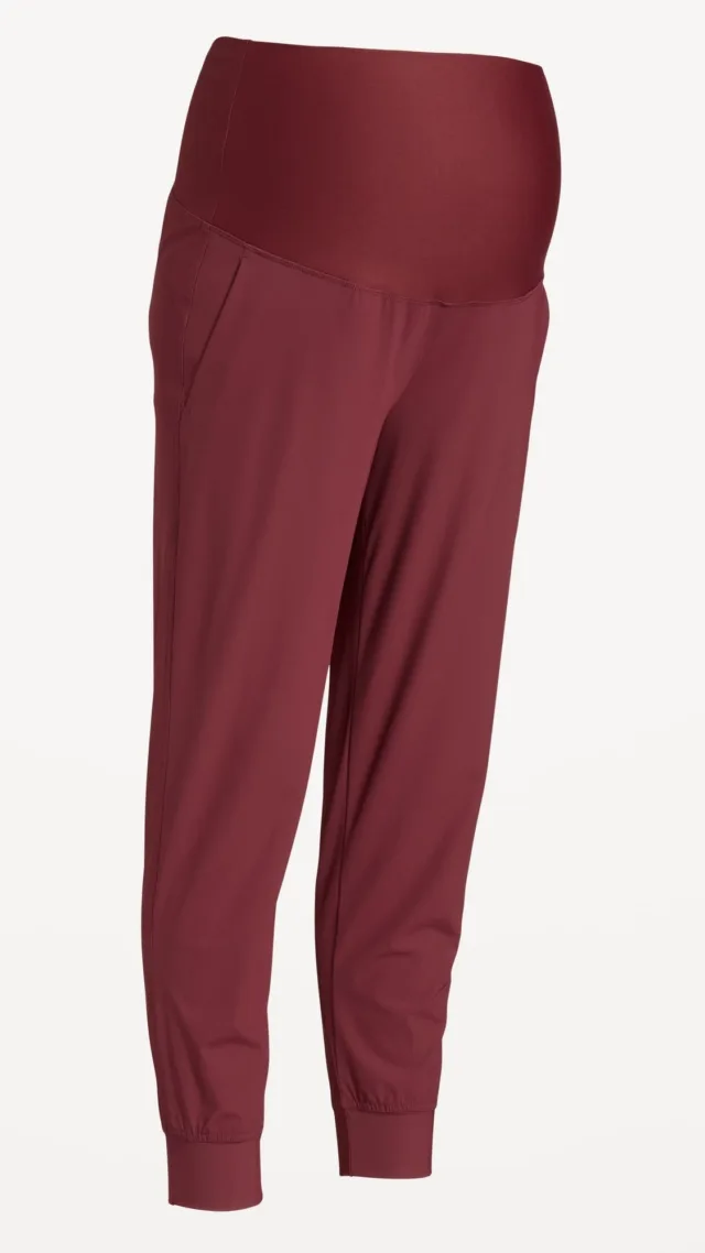 Maternity Sleektech Rollover Waist Joggers