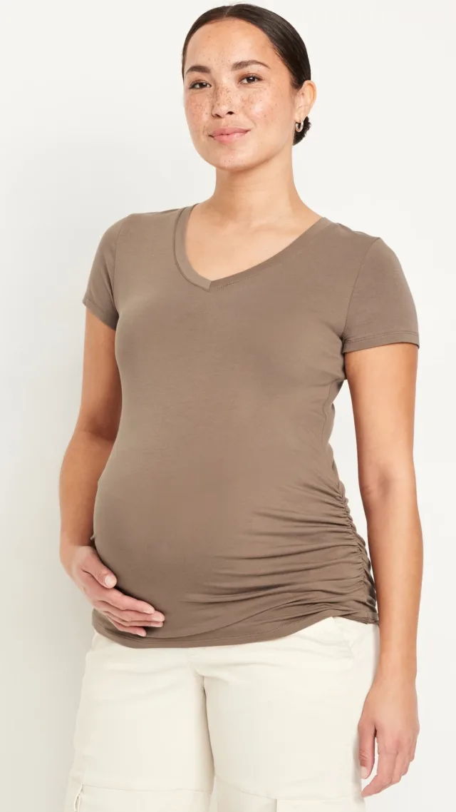 Maternity V-Neck T-Shirt