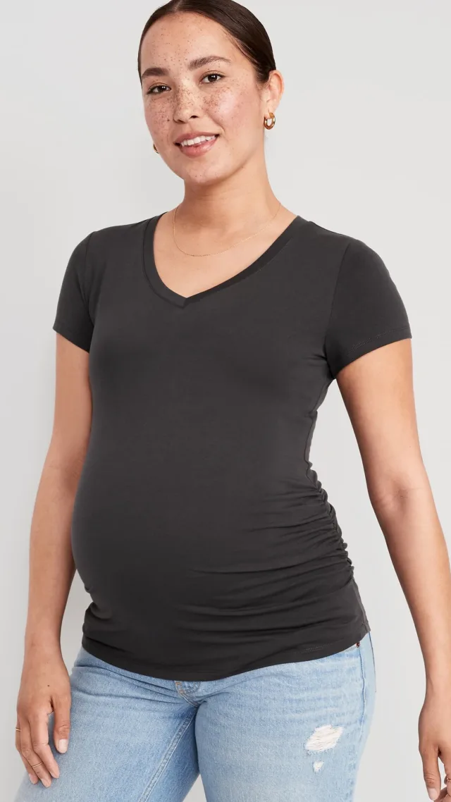 Maternity V-Neck T-Shirt