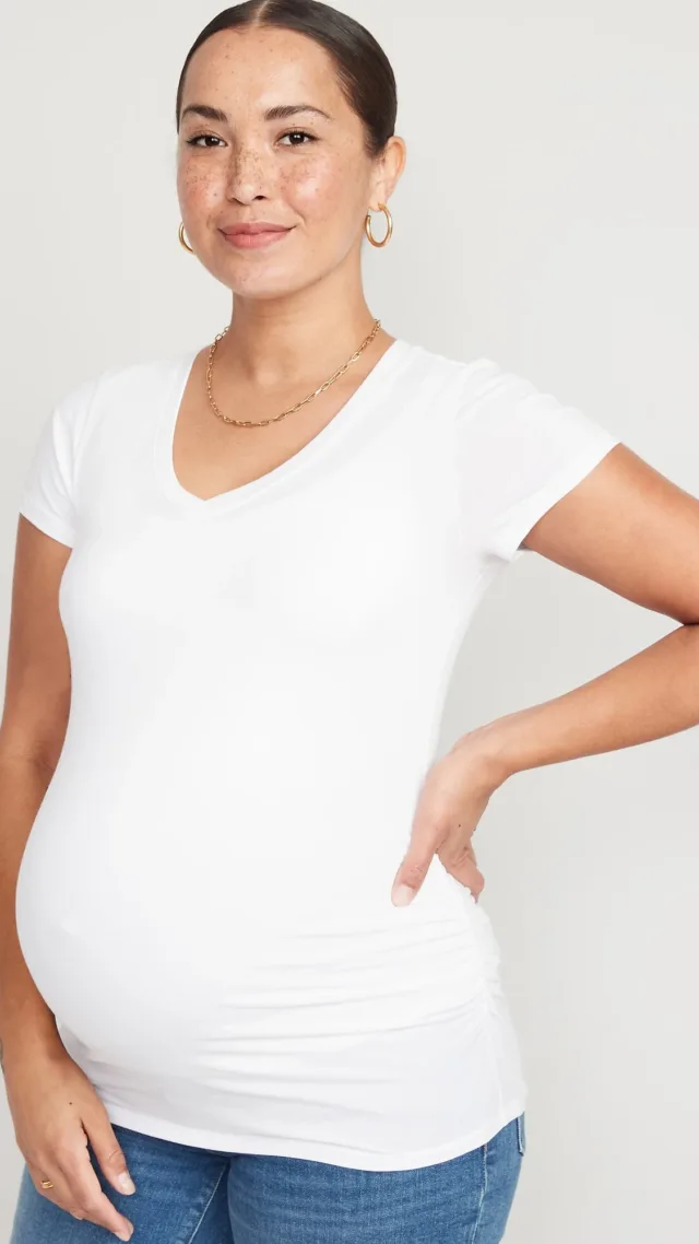 Maternity V-Neck T-Shirt