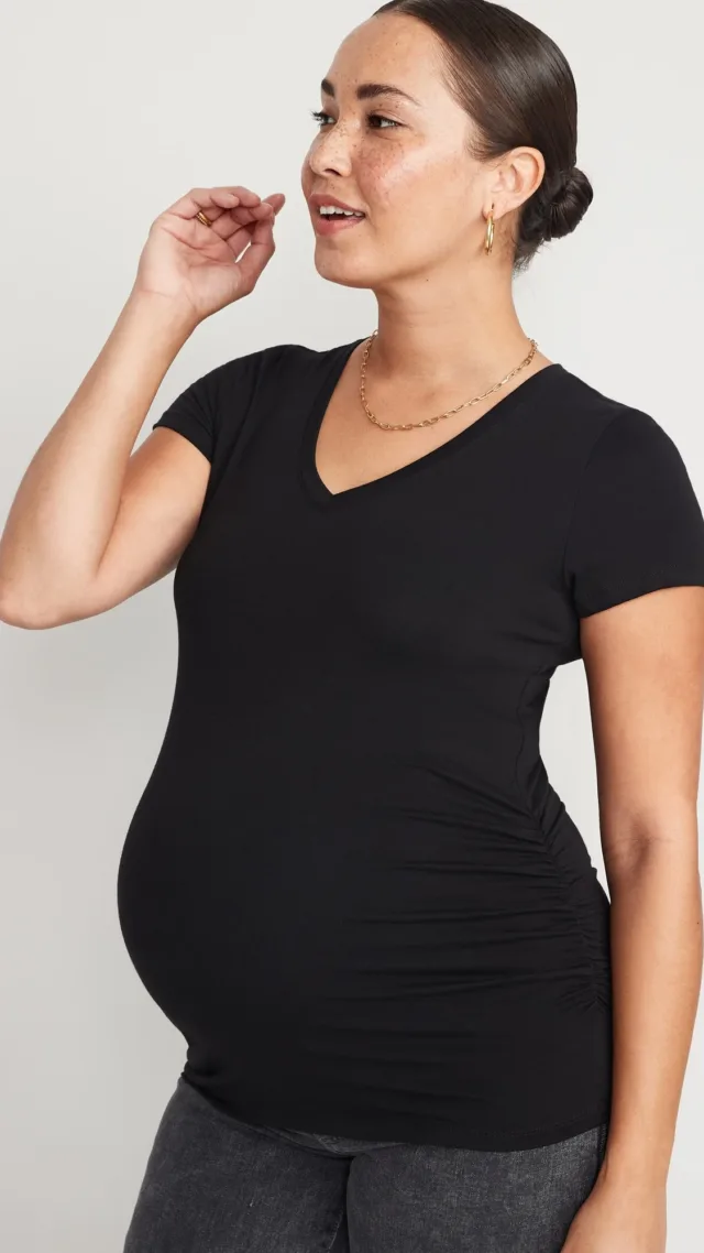 Maternity V-Neck T-Shirt