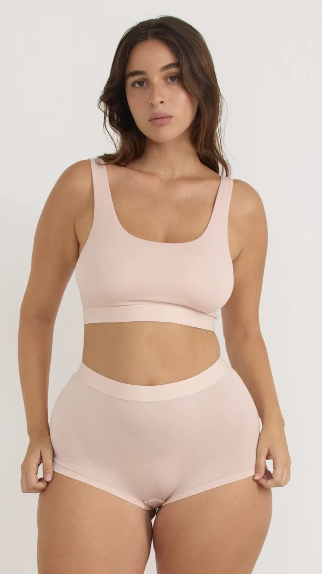 Soft Touch Scoop Neck Bralette