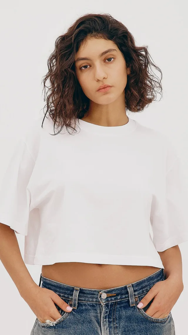 True Boxy Crop Tee