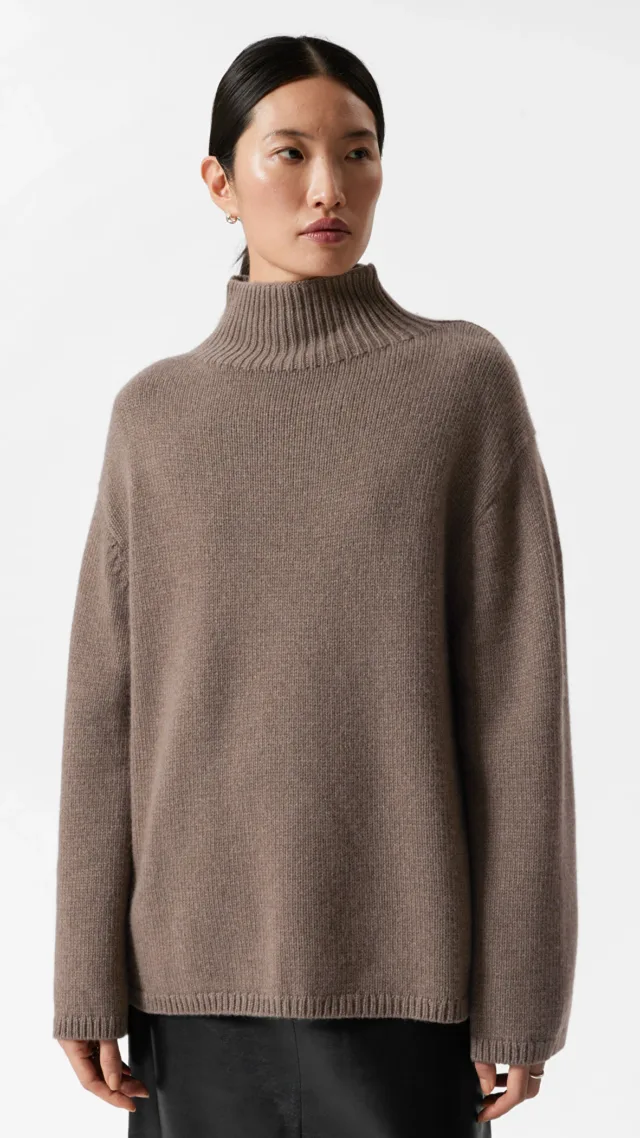 Cashmere-Blend Turtleneck Jumper