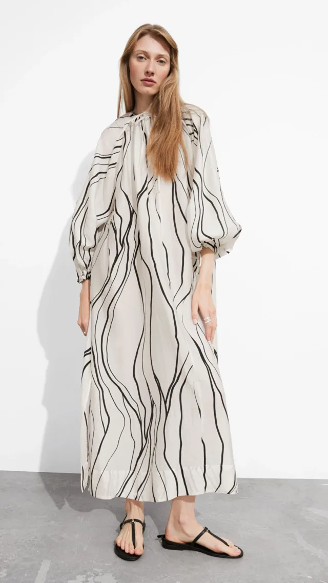 Floaty Oversized Midi Dress