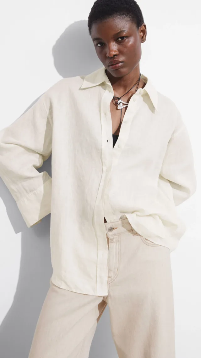 Oversized Linen Shirt