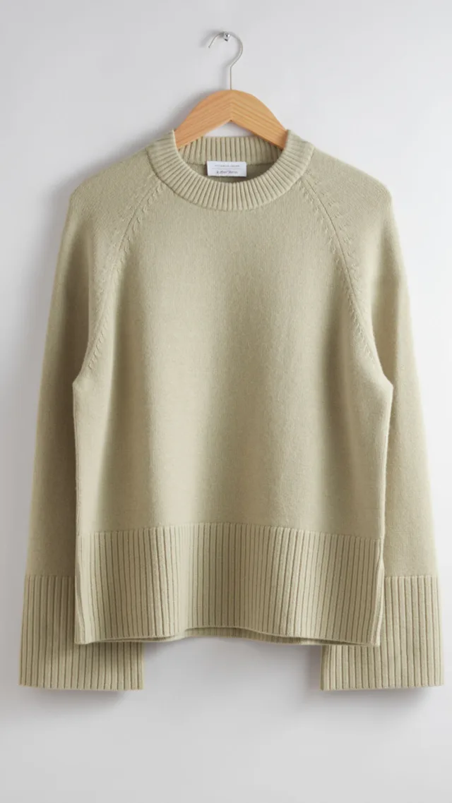 Oversized Raglan-Sleeve Jumper