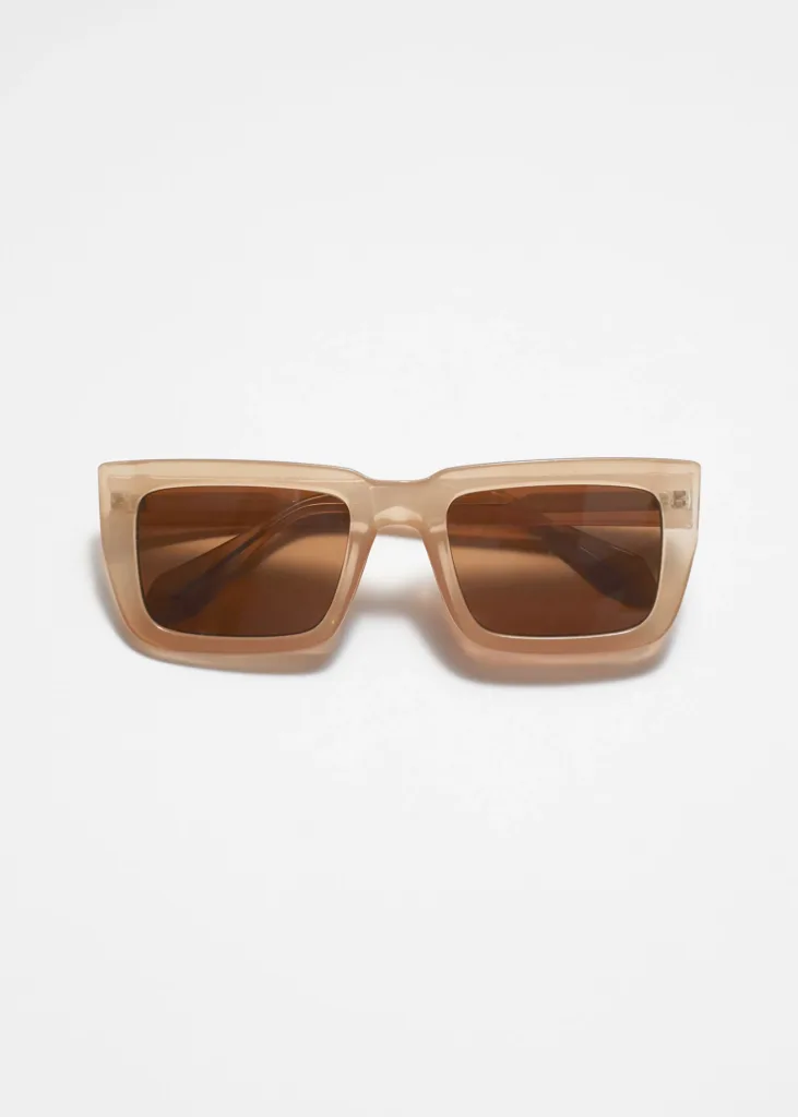 Oversized Square-Frame Sunglasses