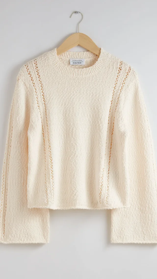 Oversized Textured Sweater