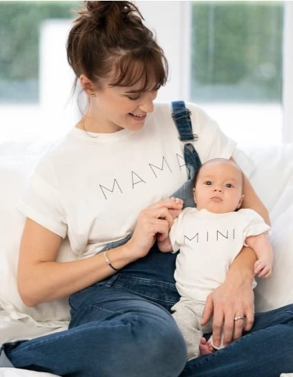 Alba | Organic Cotton Mama & Mini Tees