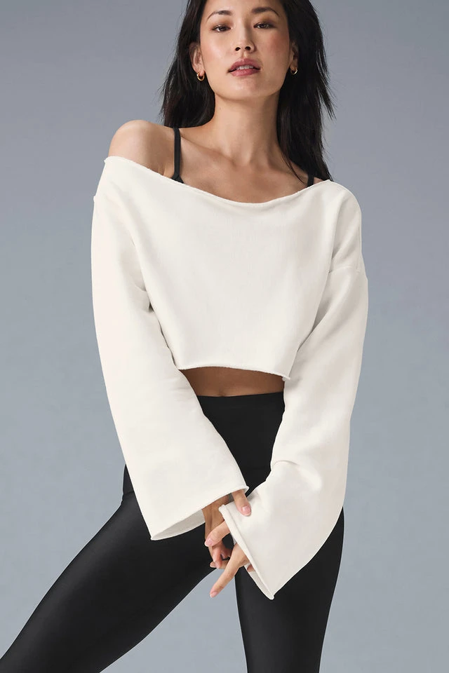 Cropped Barre Shoulder Coverup