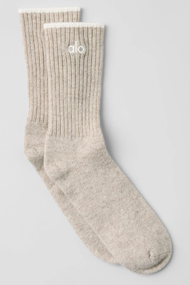 Unisex Cashmere Light Frosted Sock