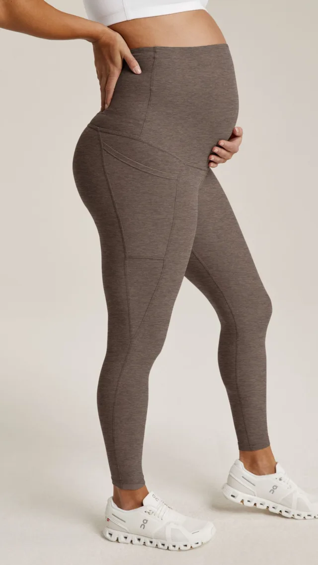 Spacedye Love The Bump Maternity Pocket Midi Legging