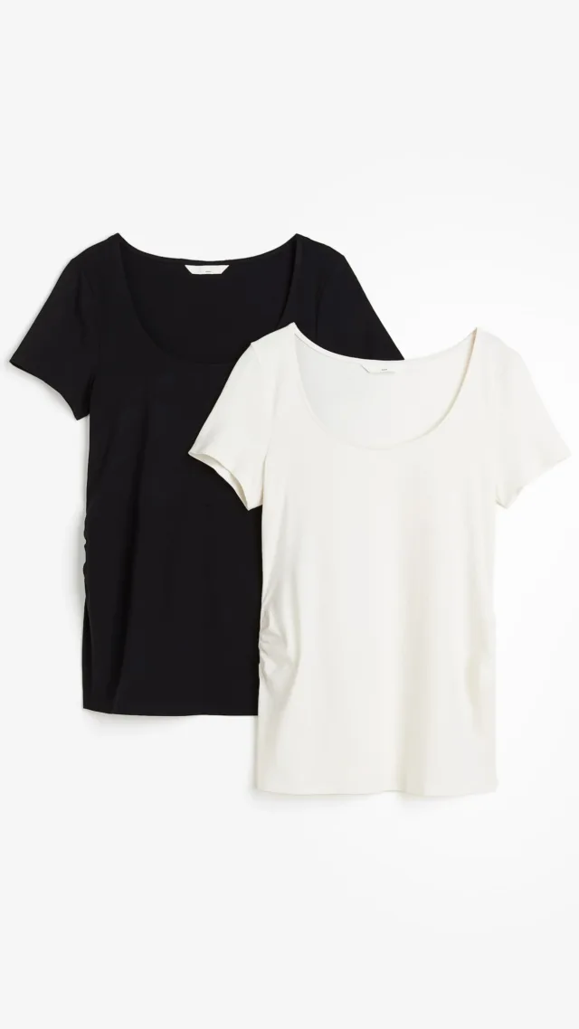 Mama 2-Pack Scoop-Neck Tops