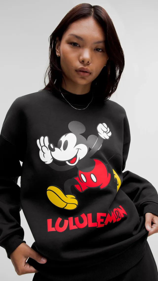 Disney X Lululemon  Fleece Oversized Pullover