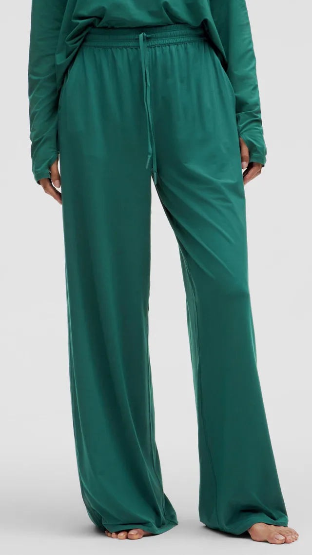 Modal High-Rise Wide-Leg Lounge Pant