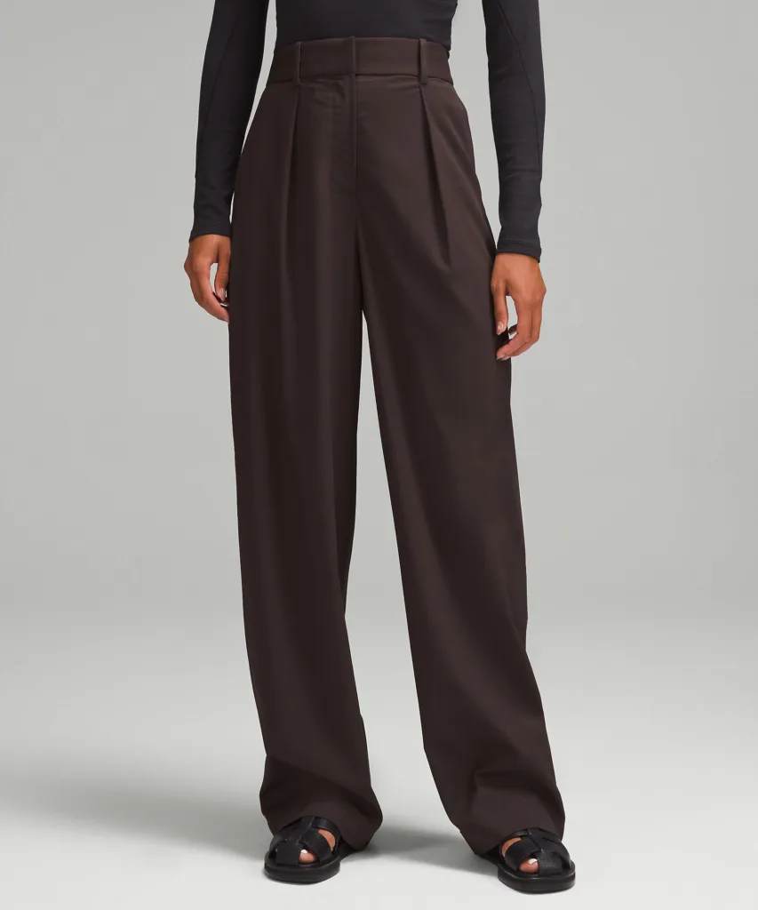 Pleat-Front High-Rise Trouser  Regular