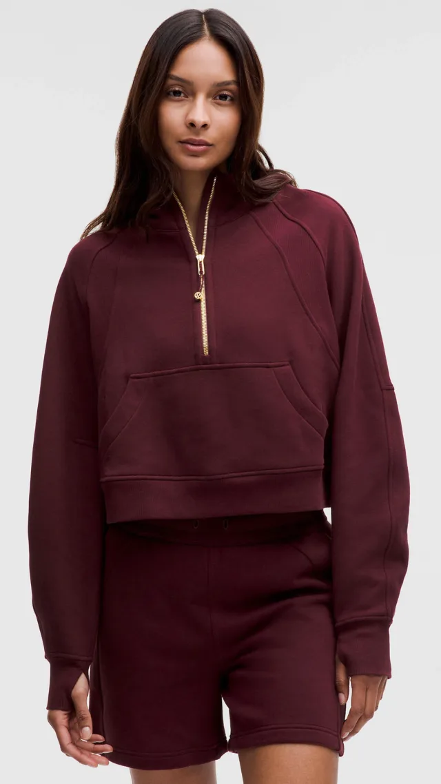 Scuba Oversized Half-Zip Hoodie