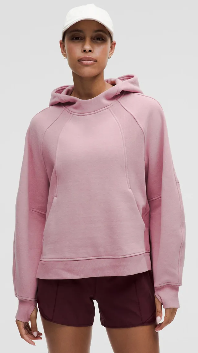 Scuba Oversized Side-Slit Hoodie