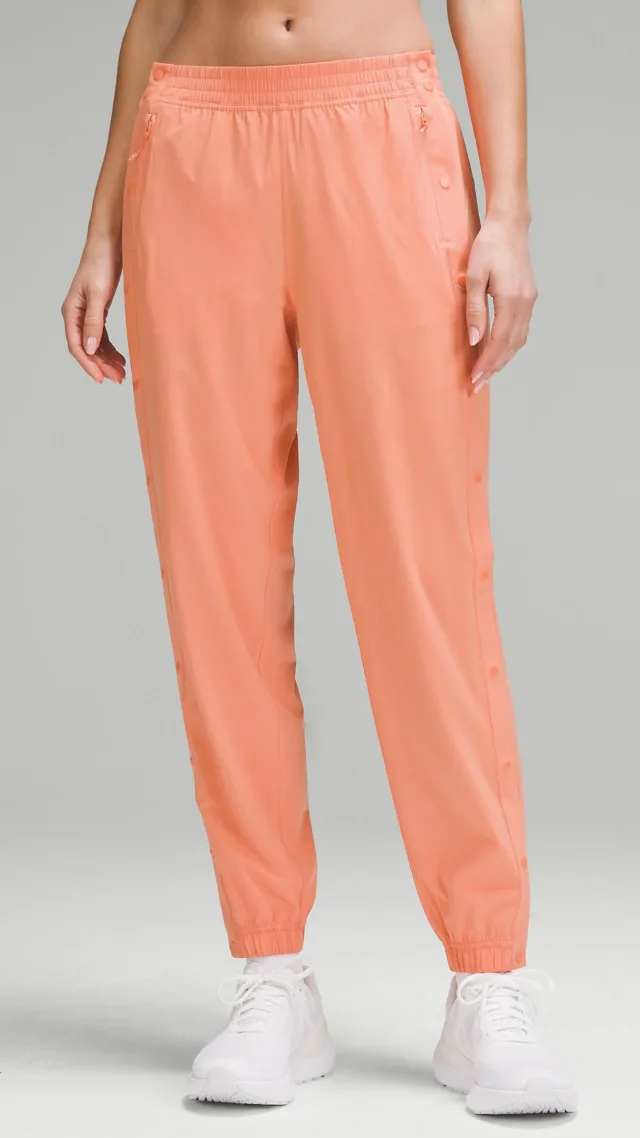 Tear-Away Mid-Rise Track Pant