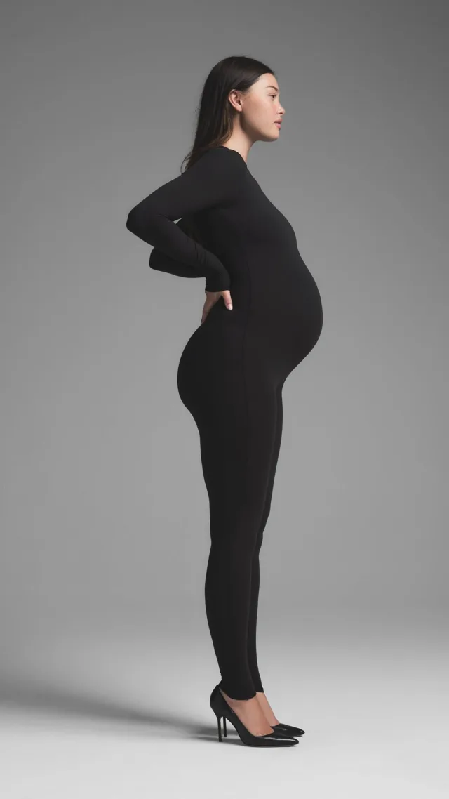 Maternity Long Sleeve Catsuit