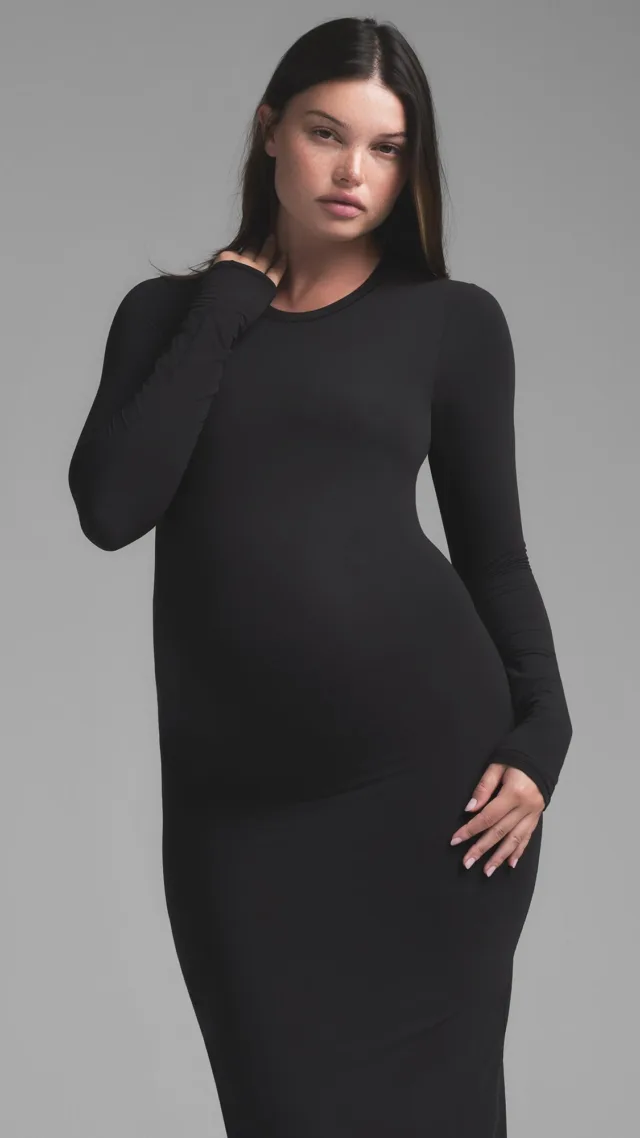 Maternity Long Sleeve Dress