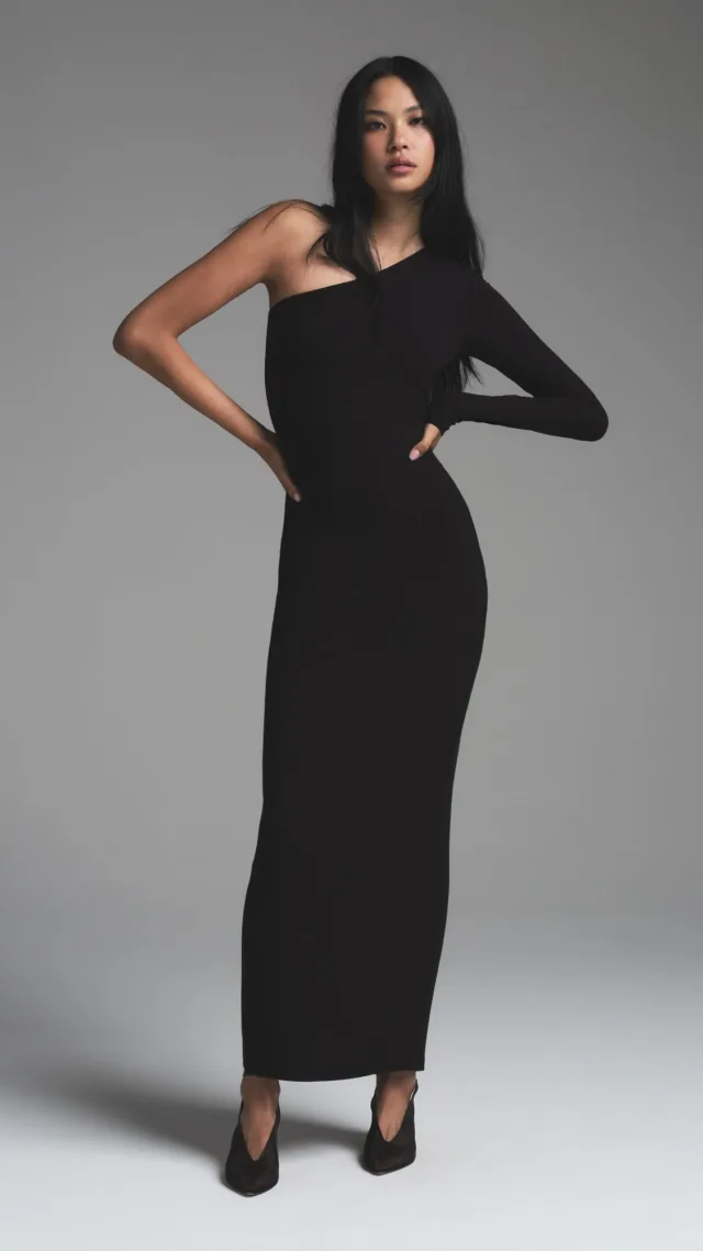 One Shoulder Long Dress