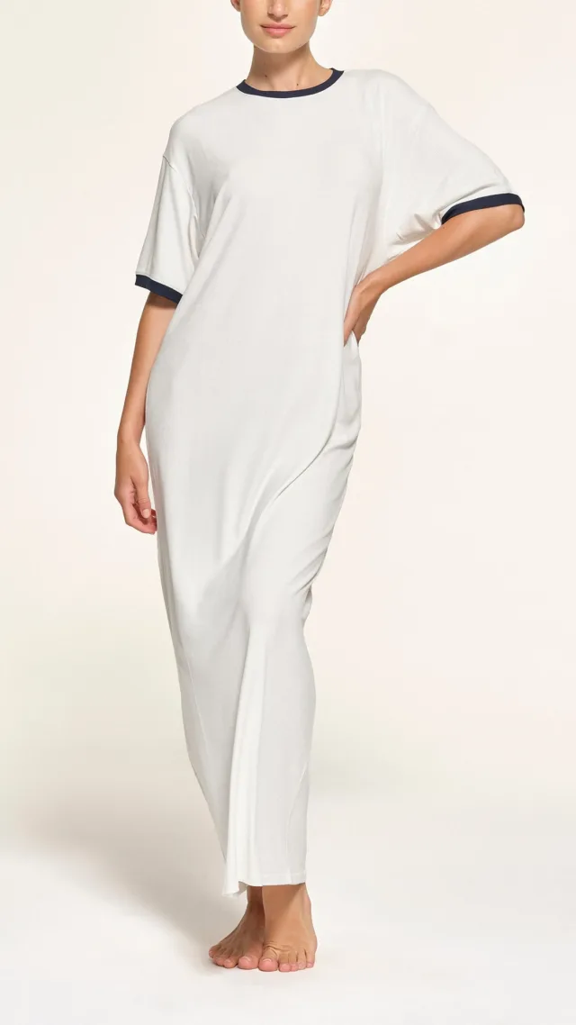 Ringer T-Shirt Long Dress